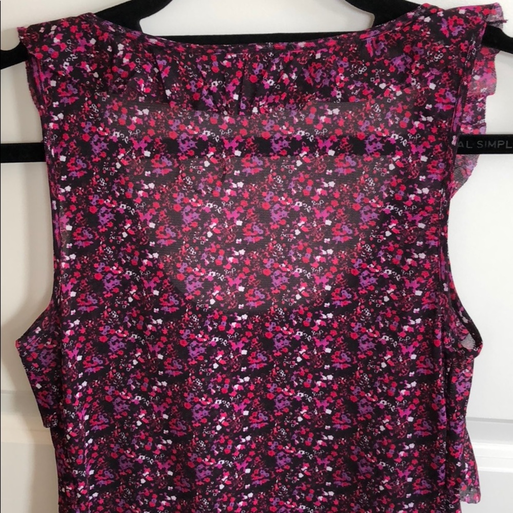 Multicolored Ruffle Tank Top - Picture 5 of 7